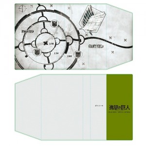 ブックカバー　地図