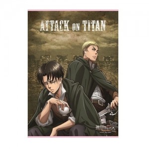 B2タペストリー　リヴァイ＆エルヴィン