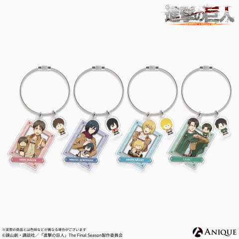 進撃の巨人 リヴァイ アソートアクリルコレクション キノコス Anique Shop JAPAN
