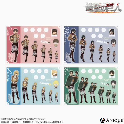 トレーディングキノコスmini 6個入り進撃の巨人 Anique Shop JAPAN